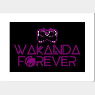 wakanda forever for wakanda Posters and Art